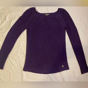 Loro Piana cashmere silk blend sweater in purple color Size 4